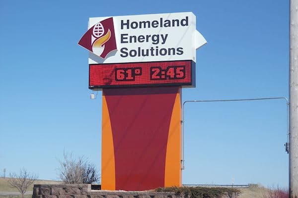 Homeland Energy Solutions - Monochrome Red